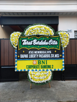 Papan Bunga Duka di Gerogol