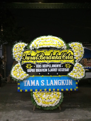 Papan Bunga Duka di Gerogol