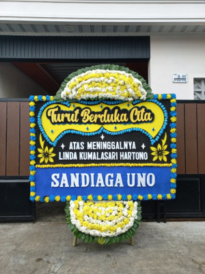 Papan Bunga Duka di Gerogol