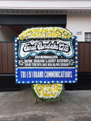 Papan Bunga Duka di Gerogol